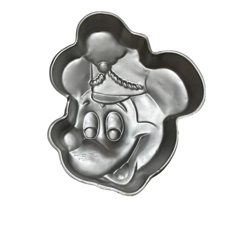 Vintage Wilton Mickey Mouse Cake Pan Walt Disney Productions #515-302 Retired